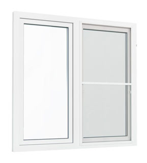 Окно ПВХ 1450 x 1415 двухкамерное - EXPROF Practica
 Шатура
