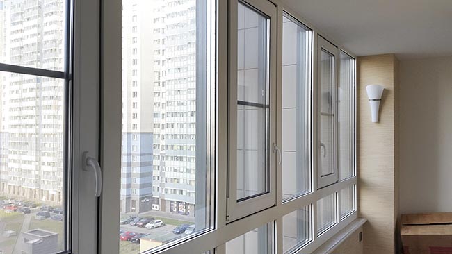 Металлопластиковое остекление балконов Шатура